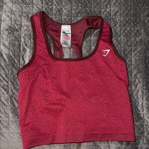 Women's Red Gymshark Sports Bra